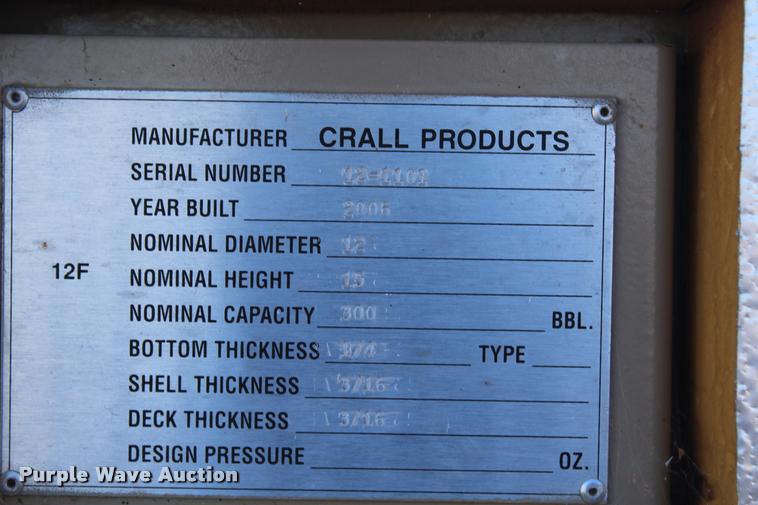 image for item DA4907 2006 Crall-Products insulated tank