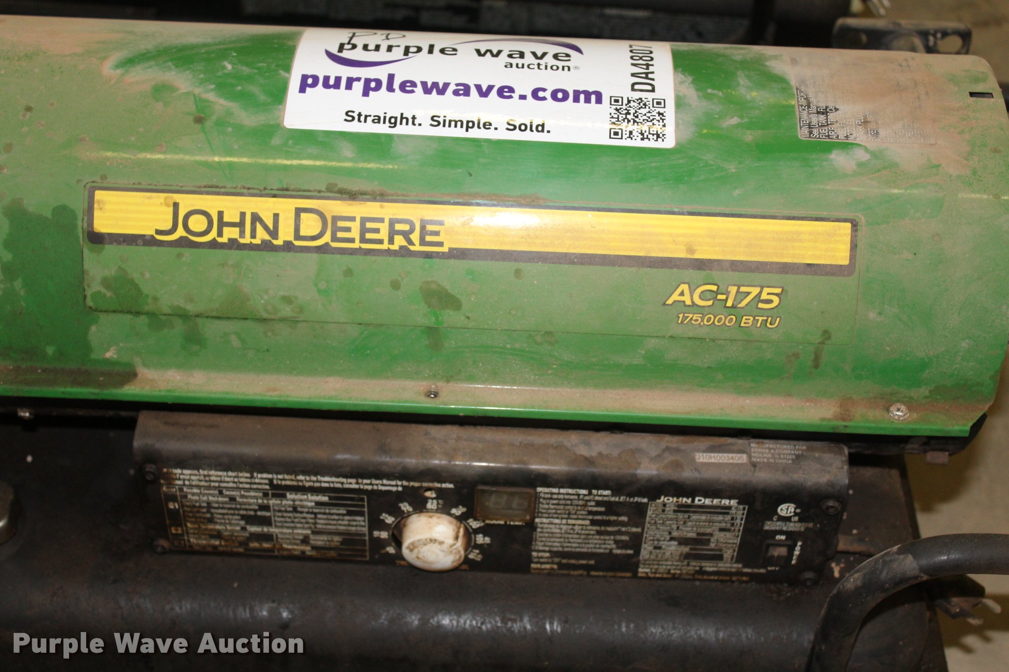 5) shop heaters in Dimmitt, TX | Item DA4807 sold | Purple Wave
