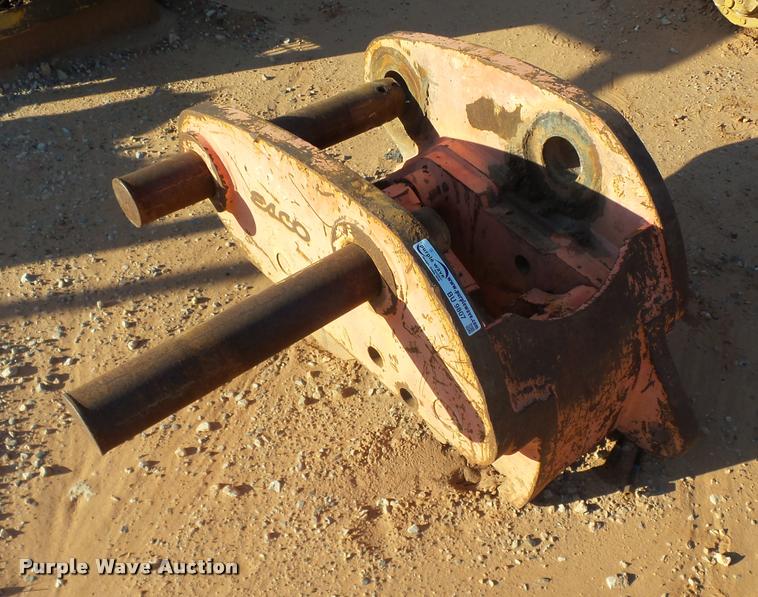 2006 Esco ZX230 quick coupler in Edmond, OK Item BU9807 sold Purple