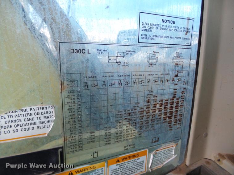 image for item DA4259 2005 Caterpillar 330C L excavator