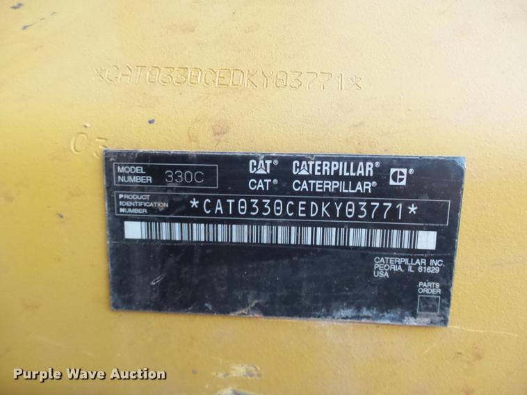 image for item DA4259 2005 Caterpillar 330C L excavator