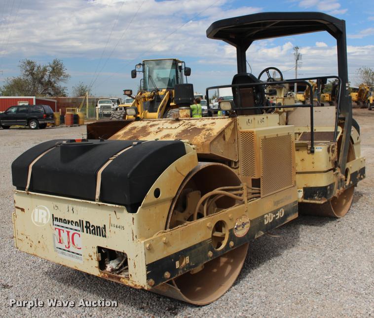 image for item DB0005 2005 Ingersoll Rand DD90 double drum vibratory roller