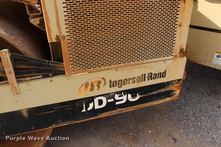 image for item DB0006 2005 Ingersoll Rand DD-90 double drum vibratory roller