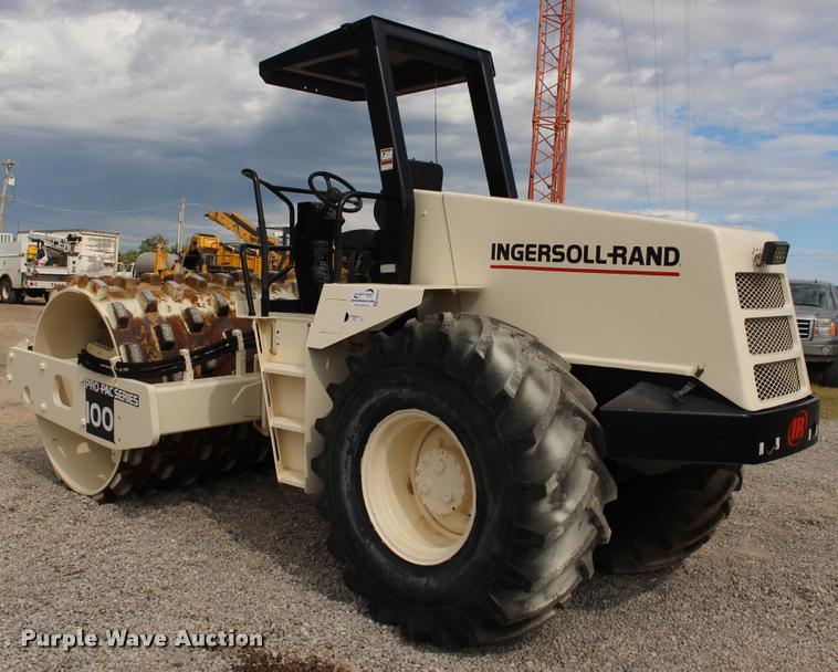 image for item DB0010 2001 Ingersoll Rand SD-100F single drum vibratory roller