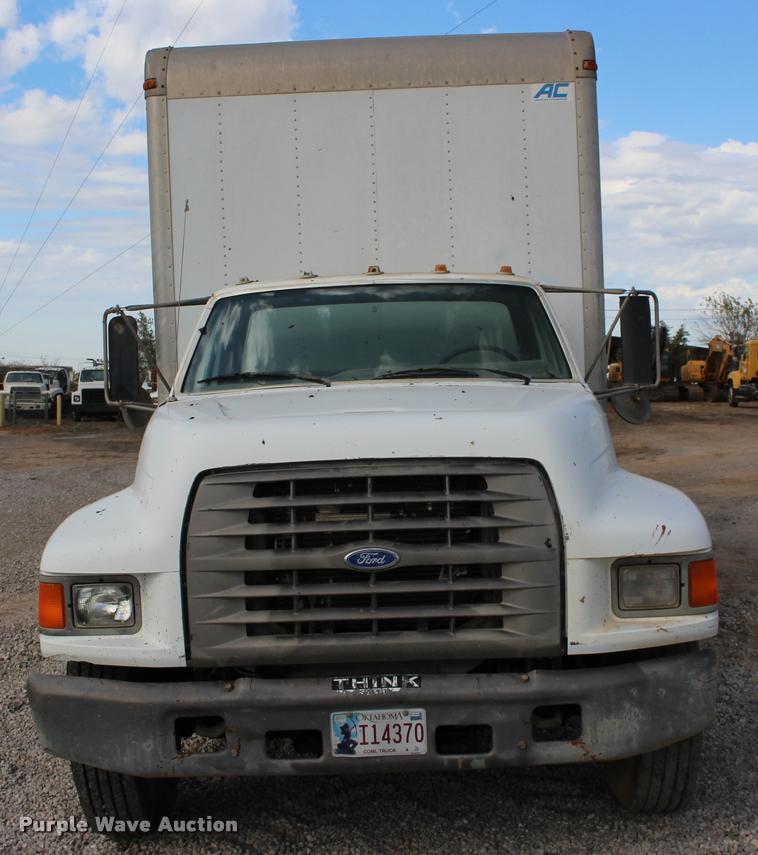image for item DB0024 1996 Ford F800 box truck
