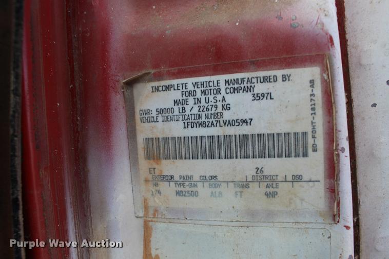 image for item DB0025 1990 Ford L8000 dump truck