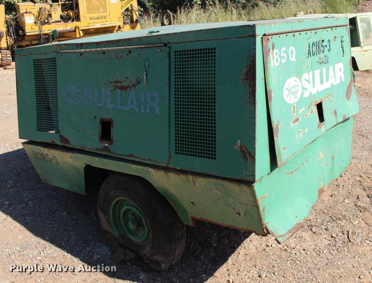 image for item DB0054 Sullair 185 air compressor