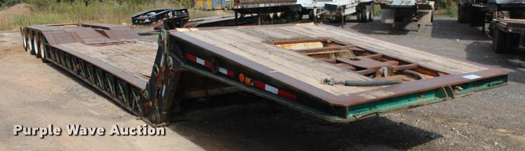 image for item DB0056 1990 Load King 503/4DF lowboy equipment trailer