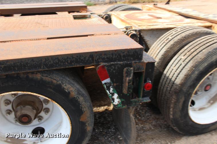 image for item DB0056 1990 Load King 503/4DF lowboy equipment trailer