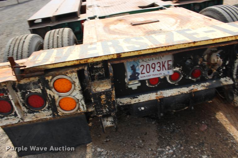 image for item DB0056 1990 Load King 503/4DF lowboy equipment trailer