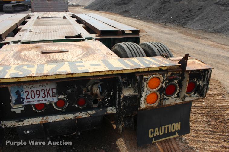 image for item DB0056 1990 Load King 503/4DF lowboy equipment trailer