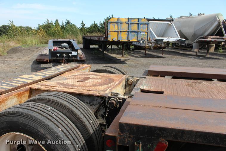 image for item DB0056 1990 Load King 503/4DF lowboy equipment trailer