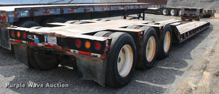 image for item DB0057 2005 Challenger RG-50 lowboy equipment trailer