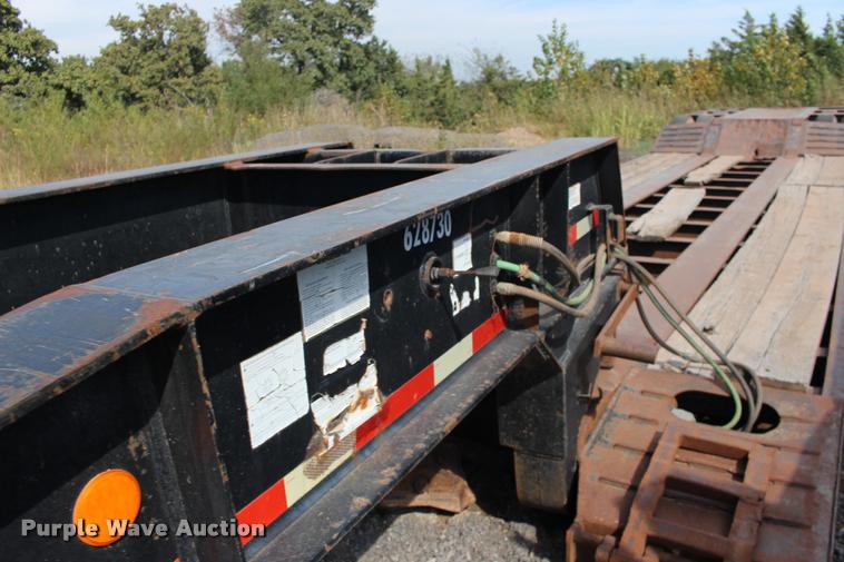 image for item DB0057 2005 Challenger RG-50 lowboy equipment trailer