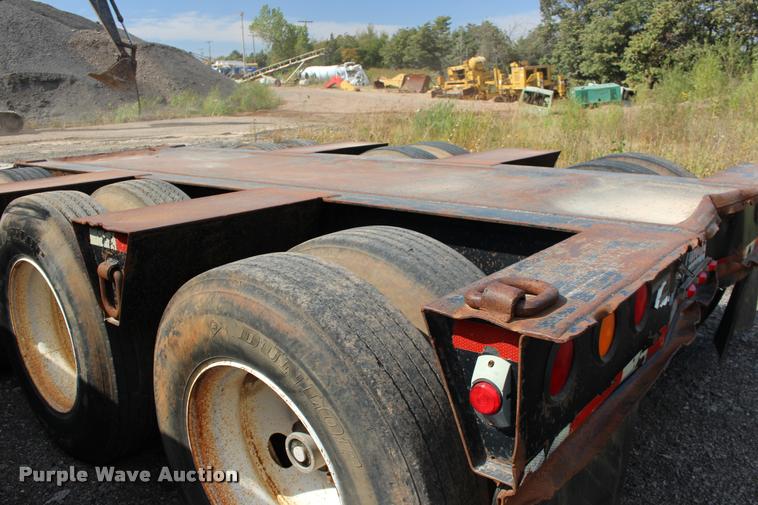 image for item DB0057 2005 Challenger RG-50 lowboy equipment trailer