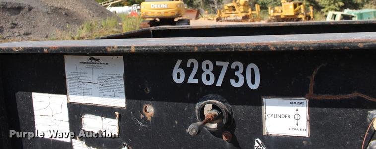 image for item DB0057 2005 Challenger RG-50 lowboy equipment trailer