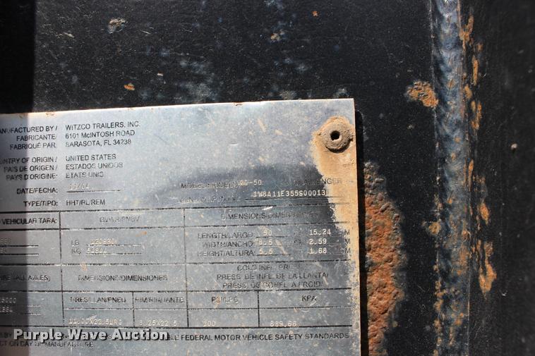 image for item DB0057 2005 Challenger RG-50 lowboy equipment trailer