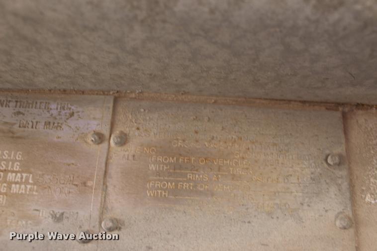 image for item DB0062 1987 Polar tank trailer