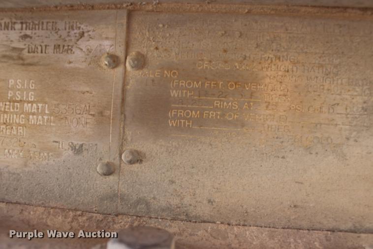 image for item DB0062 1987 Polar tank trailer