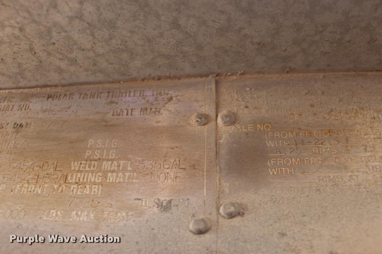 image for item DB0062 1987 Polar tank trailer