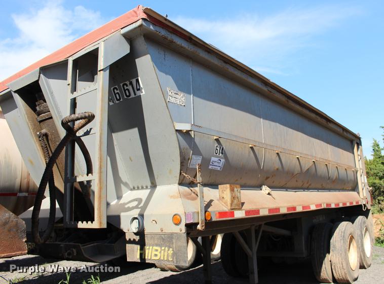 image for item DB0064 2003 Hilbilt barrel end dump trailer