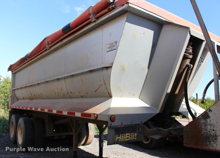 image for item DB0064 2003 Hilbilt barrel end dump trailer