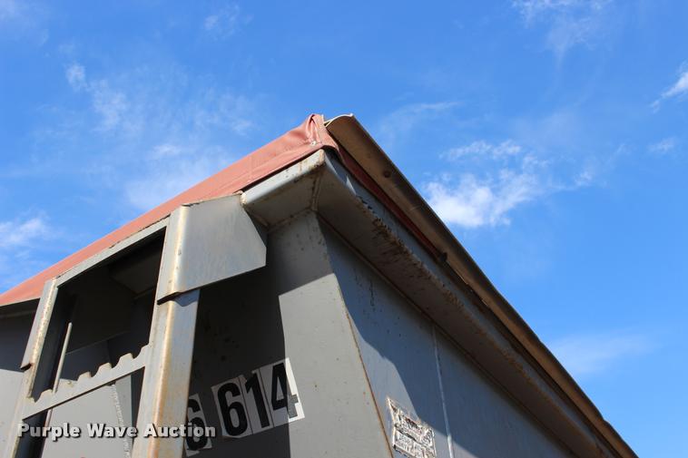 image for item DB0064 2003 Hilbilt barrel end dump trailer