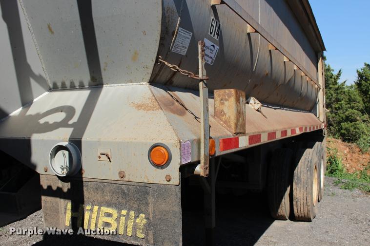 image for item DB0064 2003 Hilbilt barrel end dump trailer