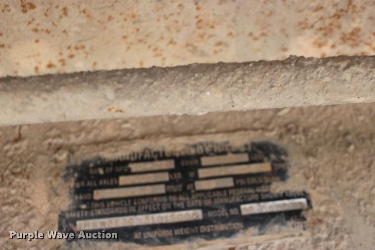 image for item DB0064 2003 Hilbilt barrel end dump trailer