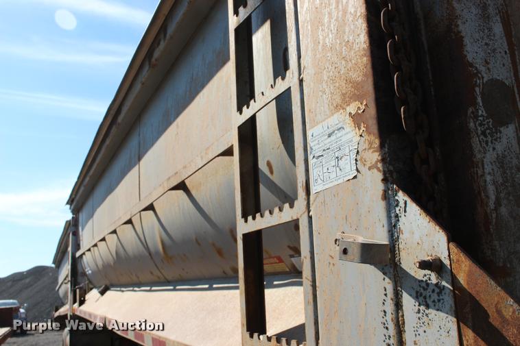 image for item DB0064 2003 Hilbilt barrel end dump trailer