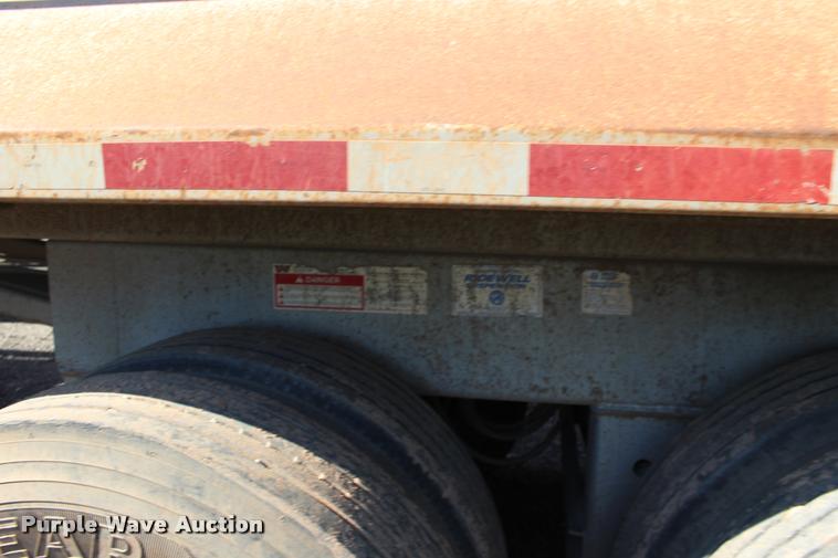 image for item DB0064 2003 Hilbilt barrel end dump trailer