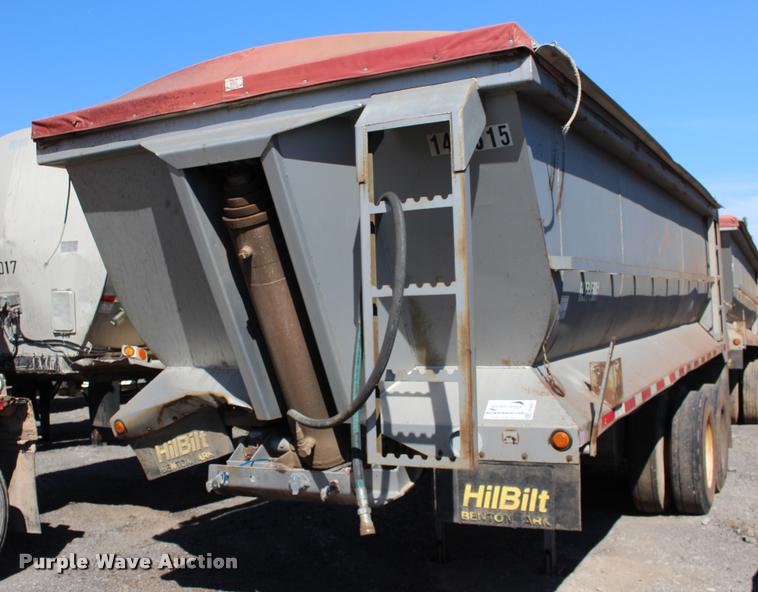 image for item DB0065 2003 Hilbilt barrel end dump trailer