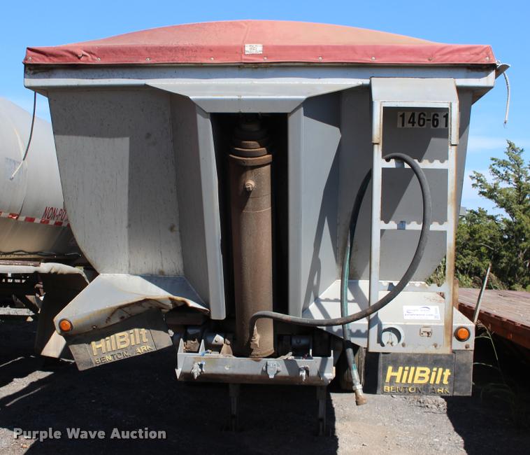 image for item DB0065 2003 Hilbilt barrel end dump trailer