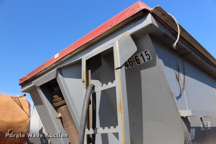 image for item DB0065 2003 Hilbilt barrel end dump trailer