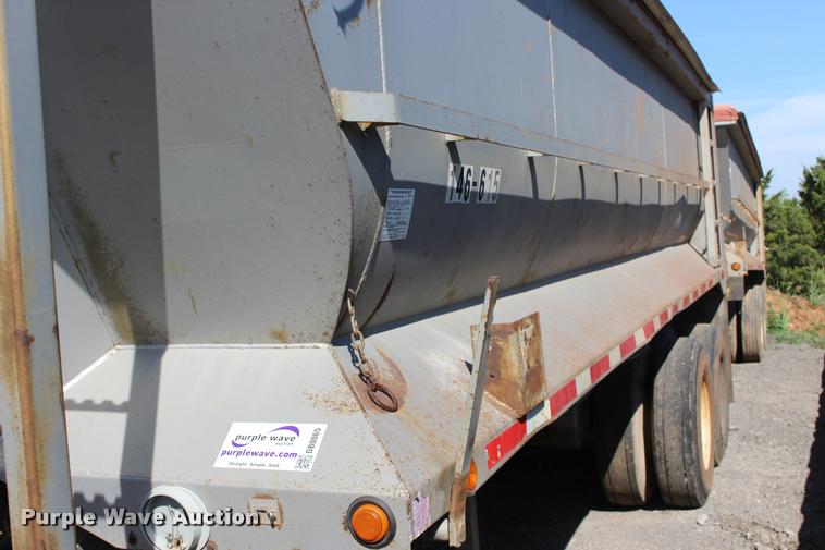 image for item DB0065 2003 Hilbilt barrel end dump trailer