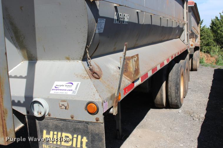 image for item DB0065 2003 Hilbilt barrel end dump trailer