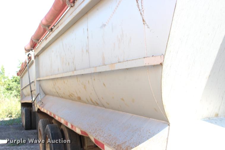 image for item DB0065 2003 Hilbilt barrel end dump trailer