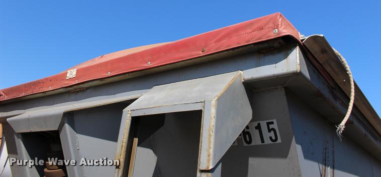 image for item DB0065 2003 Hilbilt barrel end dump trailer