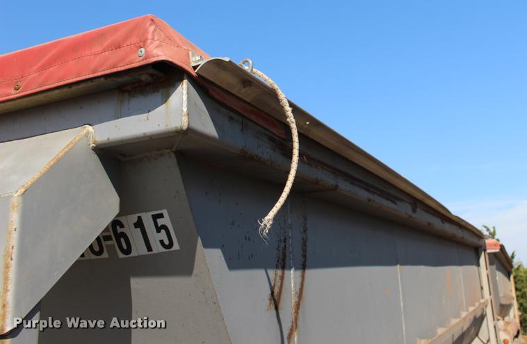 image for item DB0065 2003 Hilbilt barrel end dump trailer