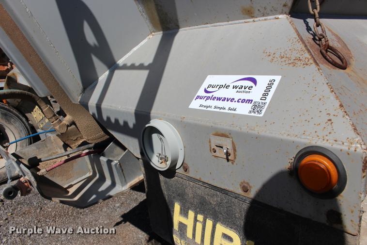 image for item DB0065 2003 Hilbilt barrel end dump trailer