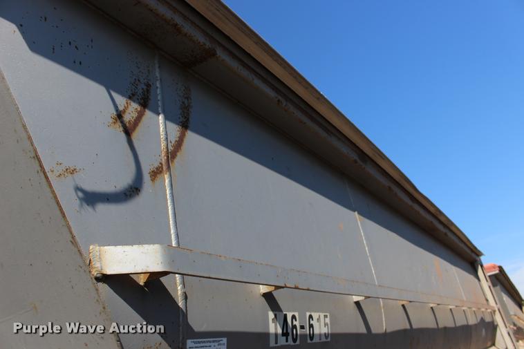 image for item DB0065 2003 Hilbilt barrel end dump trailer