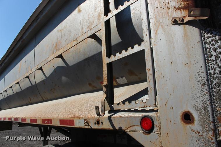 image for item DB0065 2003 Hilbilt barrel end dump trailer