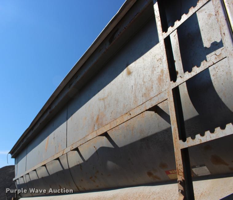 image for item DB0065 2003 Hilbilt barrel end dump trailer