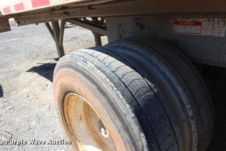 image for item DB0065 2003 Hilbilt barrel end dump trailer