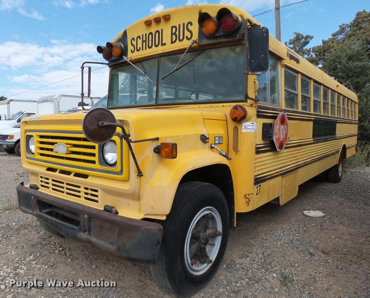 image for item DB0071 1985 Chevrolet 60 school bus