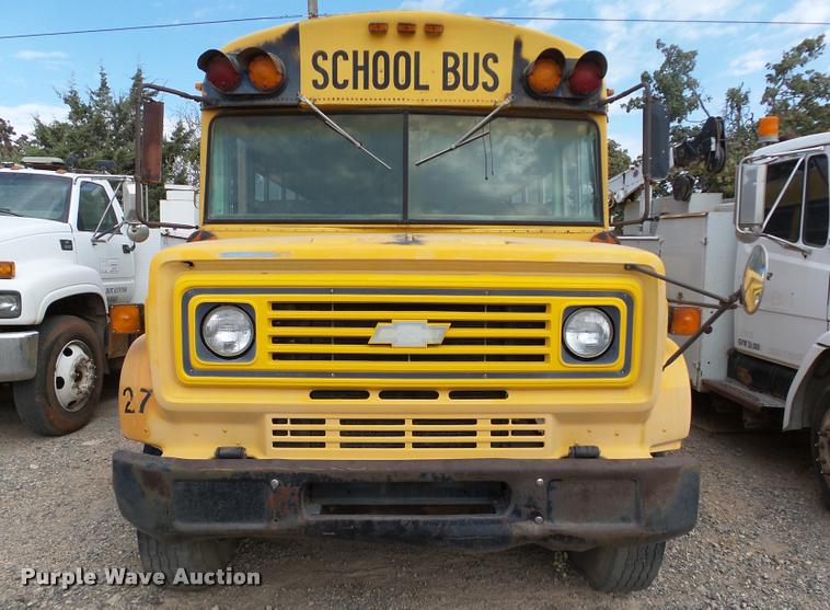 image for item DB0071 1985 Chevrolet 60 school bus