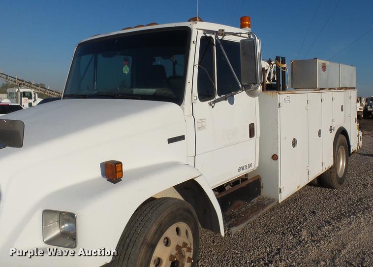 image for item DB0073 2001 Freightliner FL60 service truck with crane