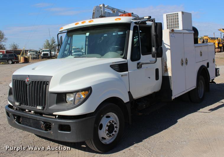 image for item DB0074 2013 International TerraStar service truck with crane