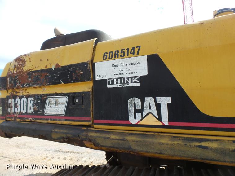image for item DB0084 2002 Caterpillar 330BL excavator