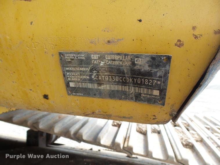 image for item DB0085 2004 Caterpillar 330C L excavator